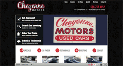 Desktop Screenshot of cheyennemotors.net